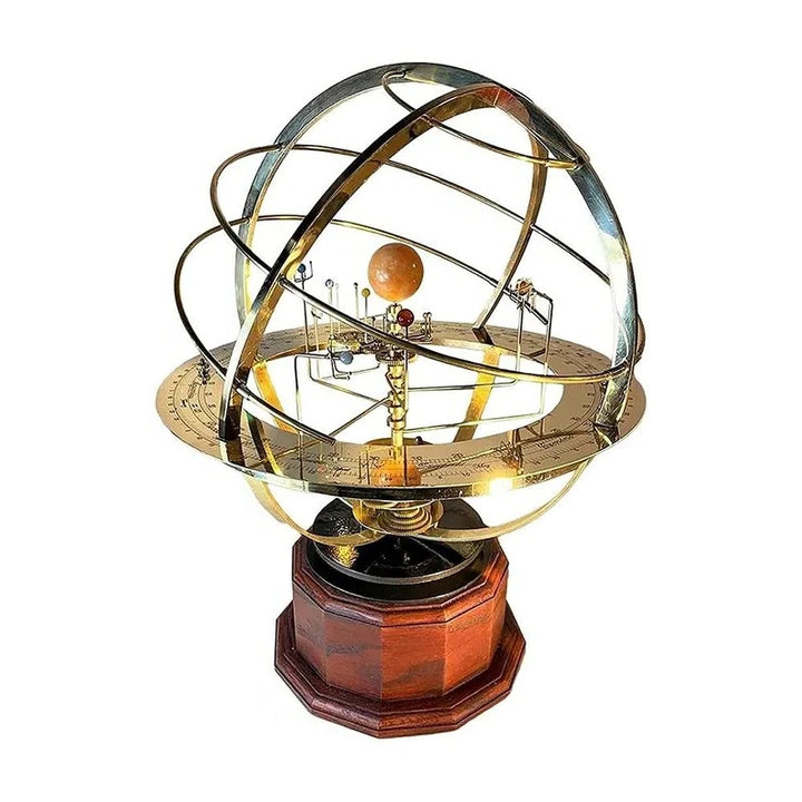 KosmosMaster Grand Orrery – Håndlaget solsystemmodell med 28 måner og 9 planeter | Skanto