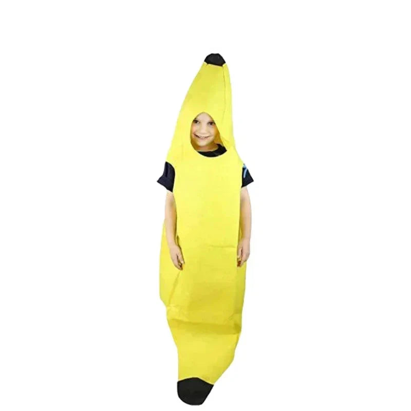 Gult banankostyme for menn – Morsom utstyr for karneval, Halloween og temafester | Skanto