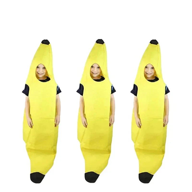 Gult banankostyme for menn – Morsom utstyr for karneval, Halloween og temafester | Skanto
