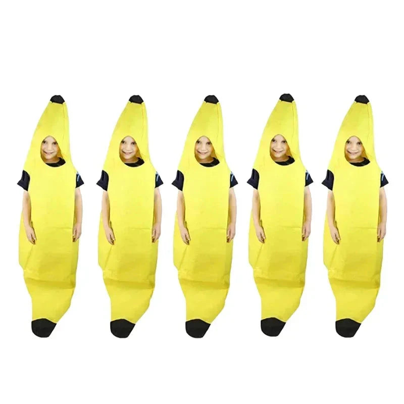 Gult banankostyme for menn – Morsom utstyr for karneval, Halloween og temafester | Skanto