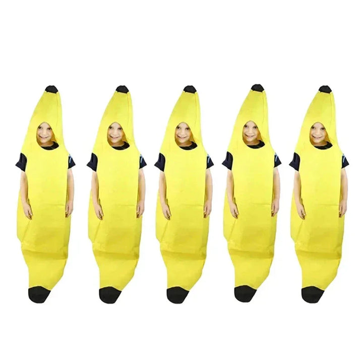 Gult banankostyme for menn – Morsom utstyr for karneval, Halloween og temafester | Skanto