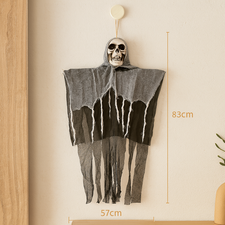 Skanto | LED Hodeskalle Veggdekorasjon for Halloween Hjemmedekorasjon