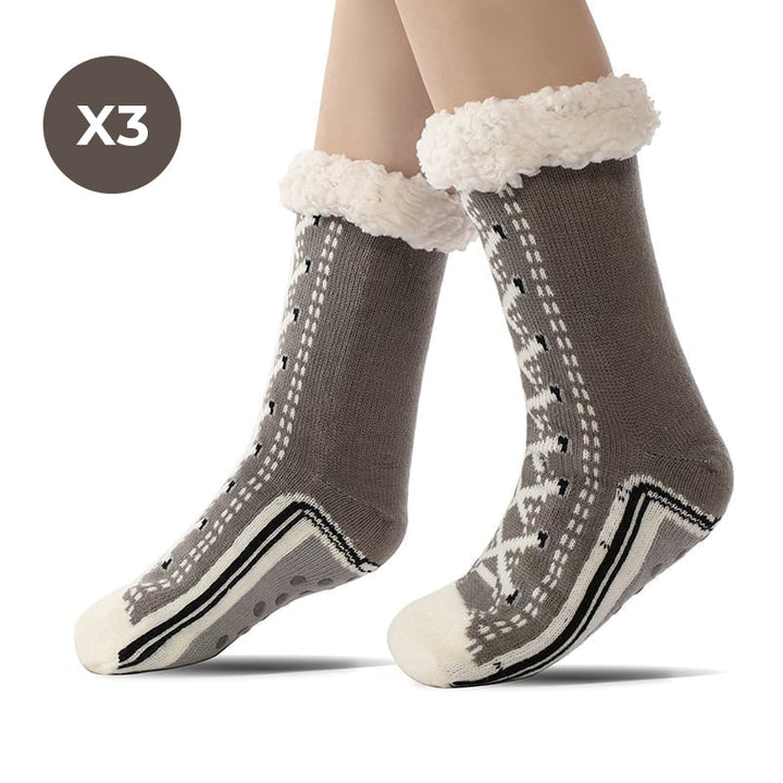 Skanto | Ultra-tykke Cashmere Slipper Hjem Sokker