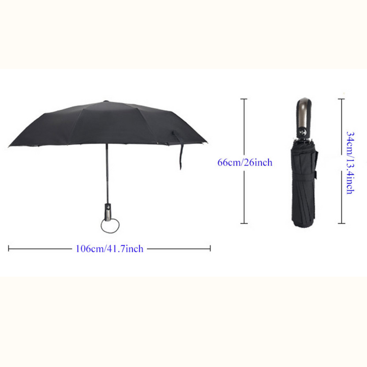 Skanto | Vindresistent Anti-UV Automatisk Slank Paraply
