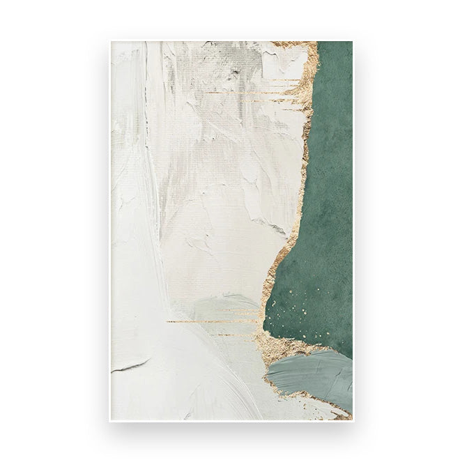 Grønn Brun Nordisk Abstrakt Geomorfisk Veggkunst Utskrifter på Kunstlerret Bilder For Moderne Leilighet Stue Hjemmekontor Kunst Dekor | Skanto