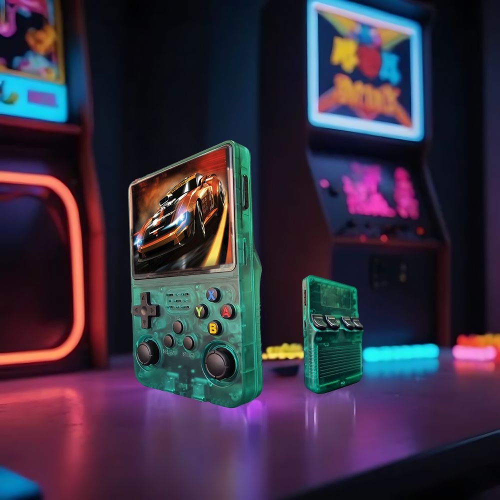 Retro Håndholdt Spillkonsoll med HD Skjerm & USB Lading Skanto