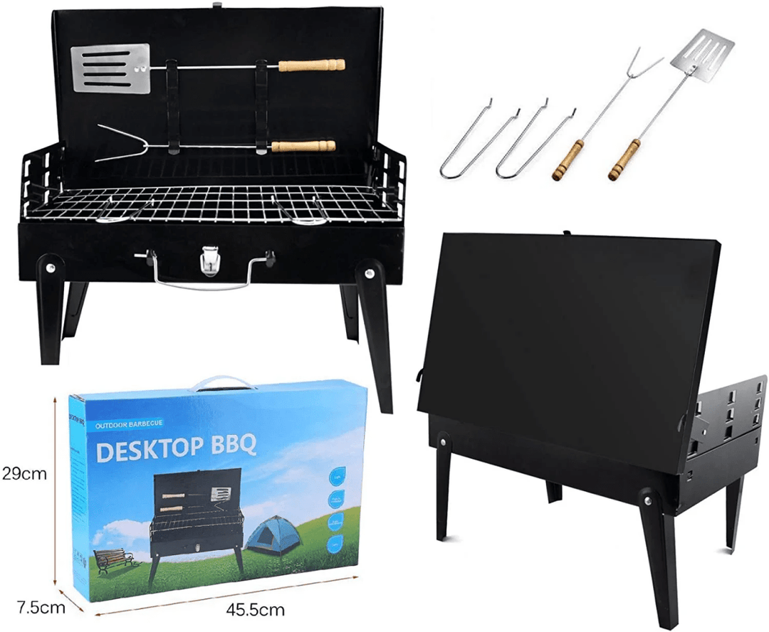 Skanto | Foldbar Stålgrill for Mobil BBQ & Spontan Grillmoro