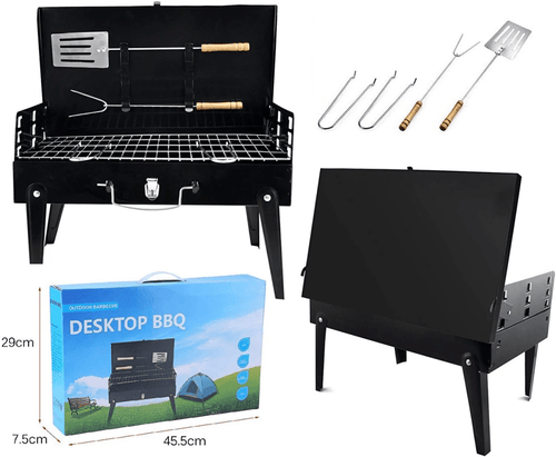 Skanto | Foldbar Stålgrill for Mobil BBQ & Spontan Grillmoro