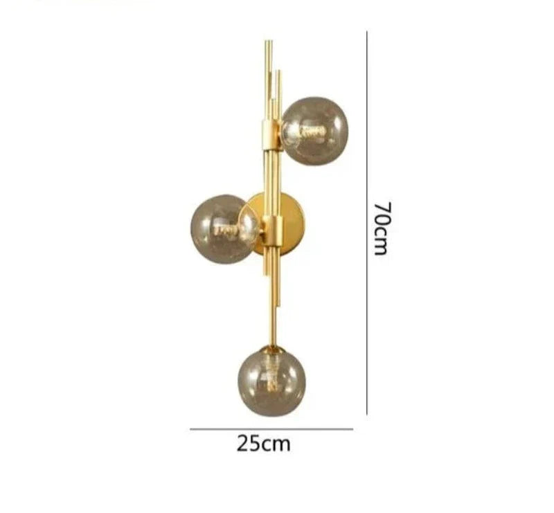 Moderne Glass Ball Vegglamper – Elegante LED Vegglys for Soverom og Stuer | Skanto