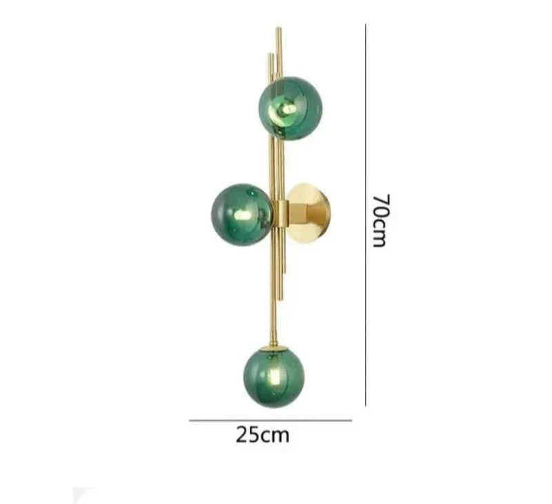 Moderne Glass Ball Vegglamper – Elegante LED Vegglys for Soverom og Stuer | Skanto