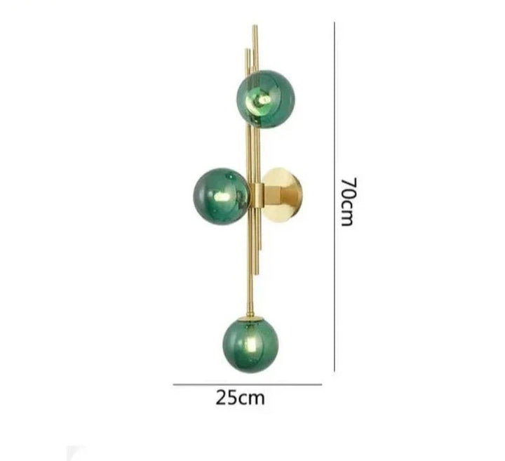 Moderne Glass Ball Vegglamper – Elegante LED Vegglys for Soverom og Stuer | Skanto