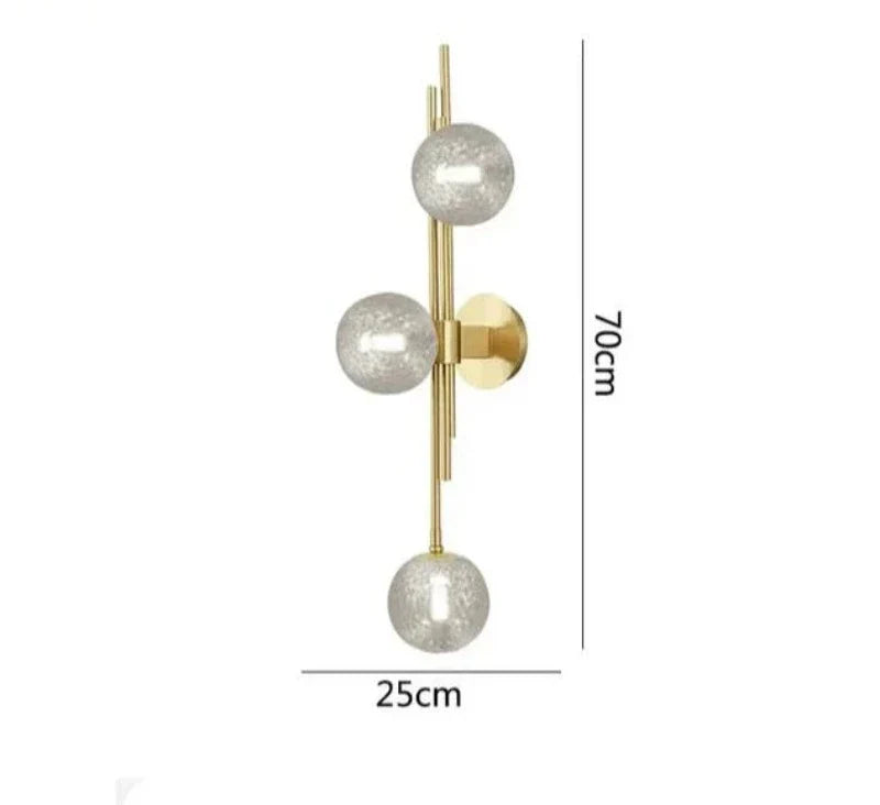 Moderne Glass Ball Vegglamper – Elegante LED Vegglys for Soverom og Stuer | Skanto