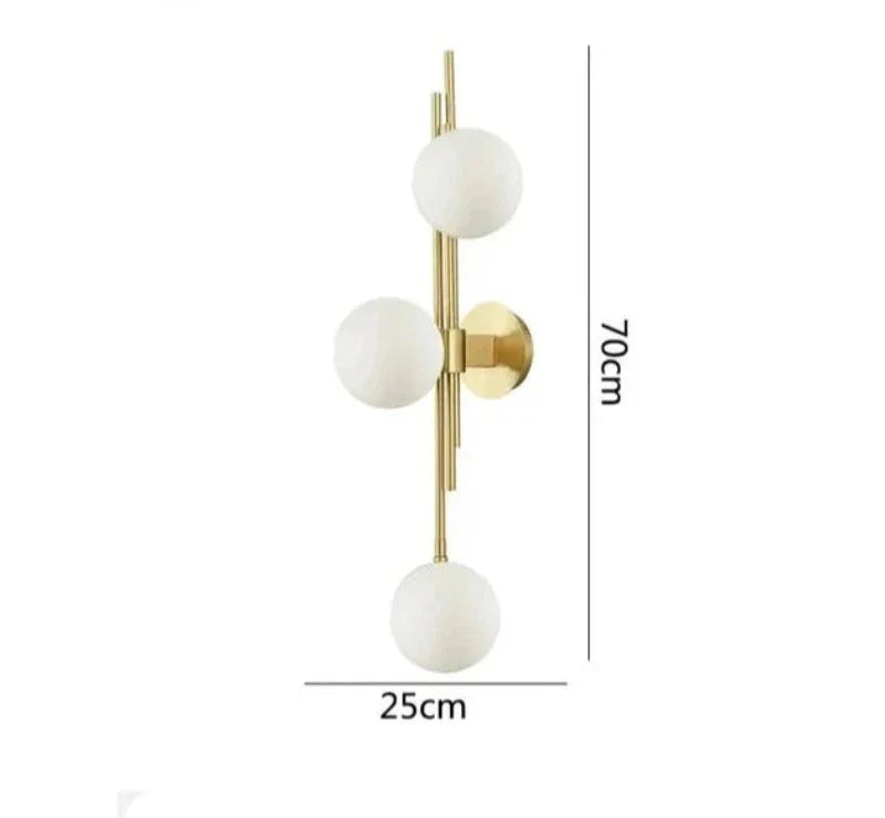 Moderne Glass Ball Vegglamper – Elegante LED Vegglys for Soverom og Stuer | Skanto