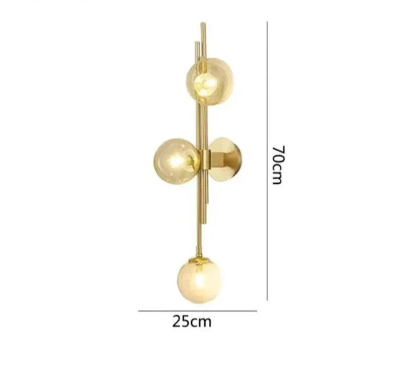 Moderne Glass Ball Vegglamper – Elegante LED Vegglys for Soverom og Stuer | Skanto