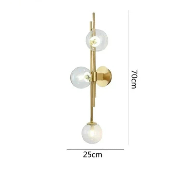 Moderne Glass Ball Vegglamper – Elegante LED Vegglys for Soverom og Stuer | Skanto