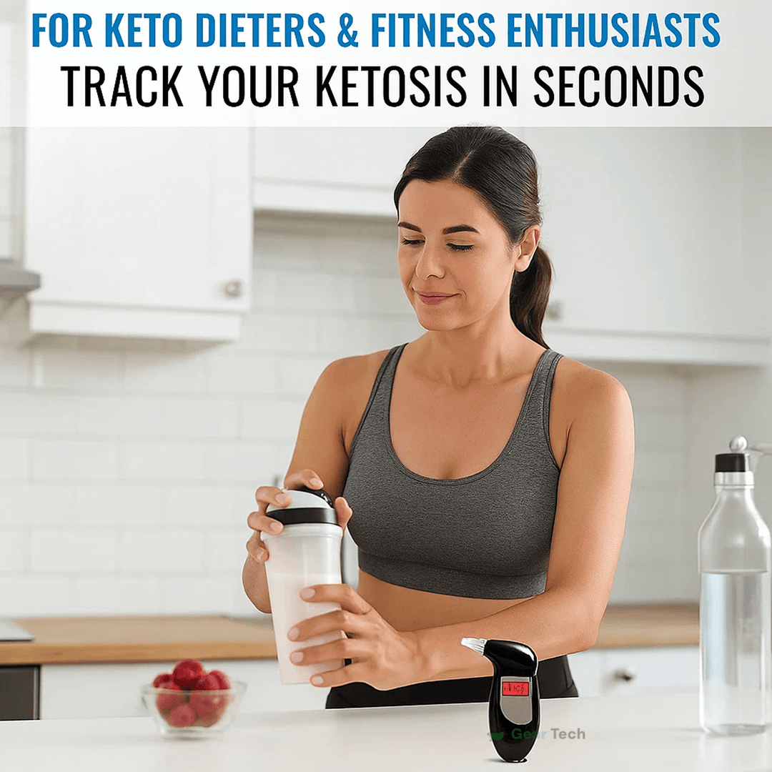 Skanto | Keto Breath Meter | Nøyaktig ketose overvåking for vekttap og kostholdsoptimalisering hjemme eller på farten