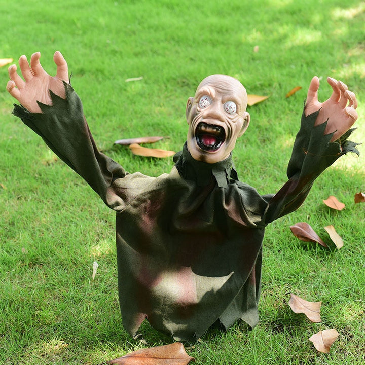 Skanto | Skremmende Skrikende Zombie Hage Halloween Dekorasjon