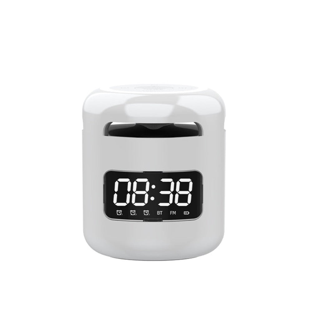 Skanto | Bluetooth Høyttaler med FM Radio Vekkerklokke