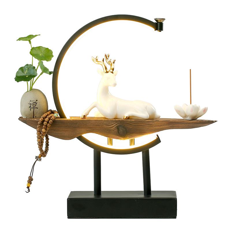 Skanto | White Deer Røkelsespinne Lampe - SereneStag
