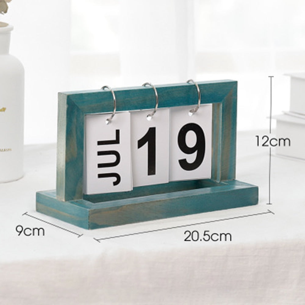 Holz Flip Desktop Dagkalender | Skanto