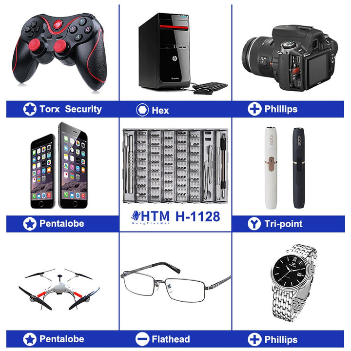 Skanto | 128 i 1 Set Verktøy
