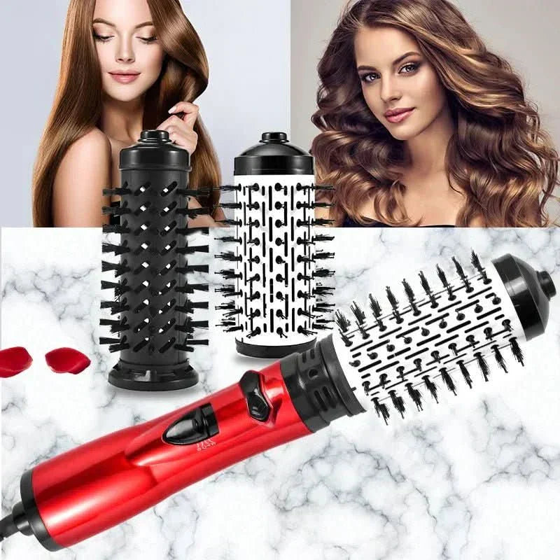 Elektrisk 3-i-1-Haarstyler med Föhn-, Bürsten- og Lockenstabfunksjon