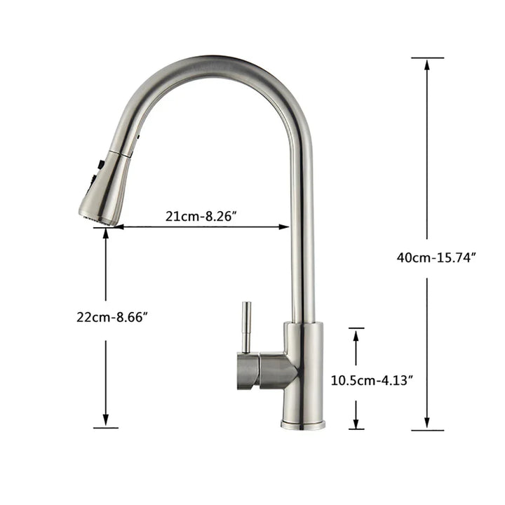 CuisinePratique - Elegant Fleksibel Kran