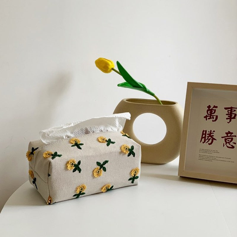 Japansk stil Miljøvennlig blomster lommetørkleboks | Skanto