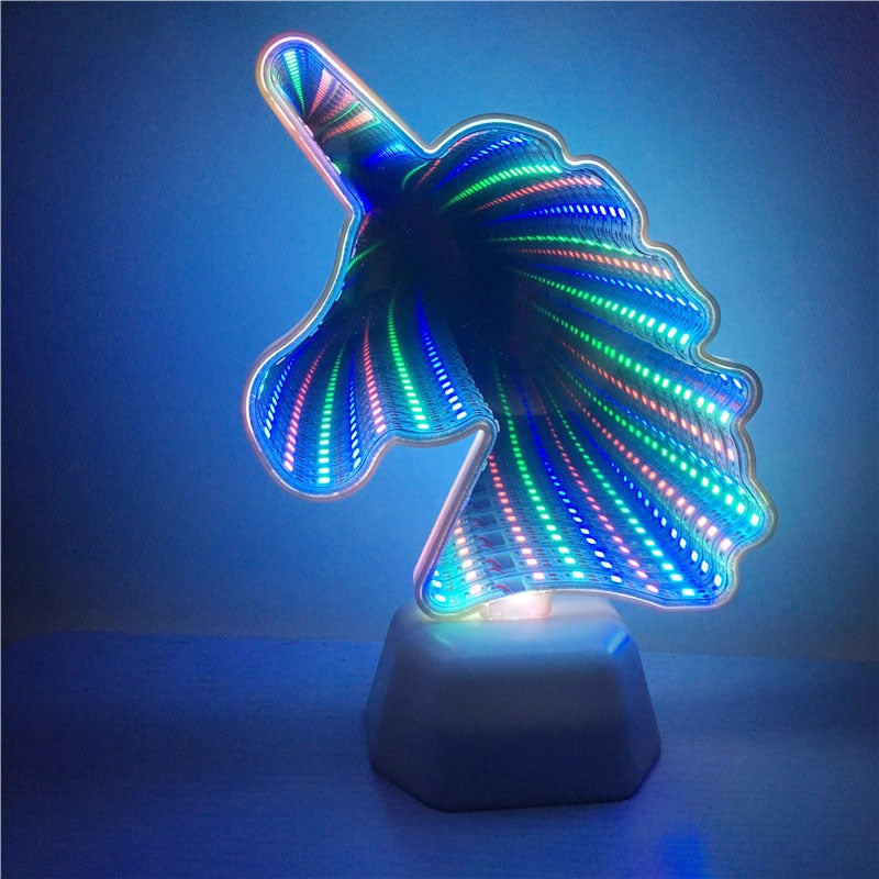 Skanto | Hjerte Speil LED Nattlampe