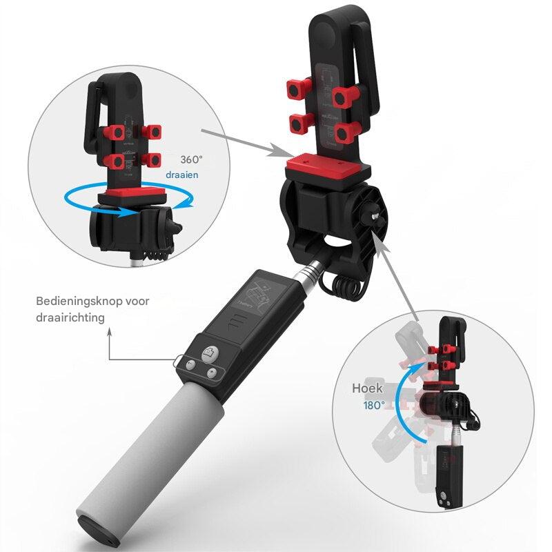 Skanto | Selfie Stang "Image Arc" med 360° Rotasjon & Bluetooth Fjernkontroll