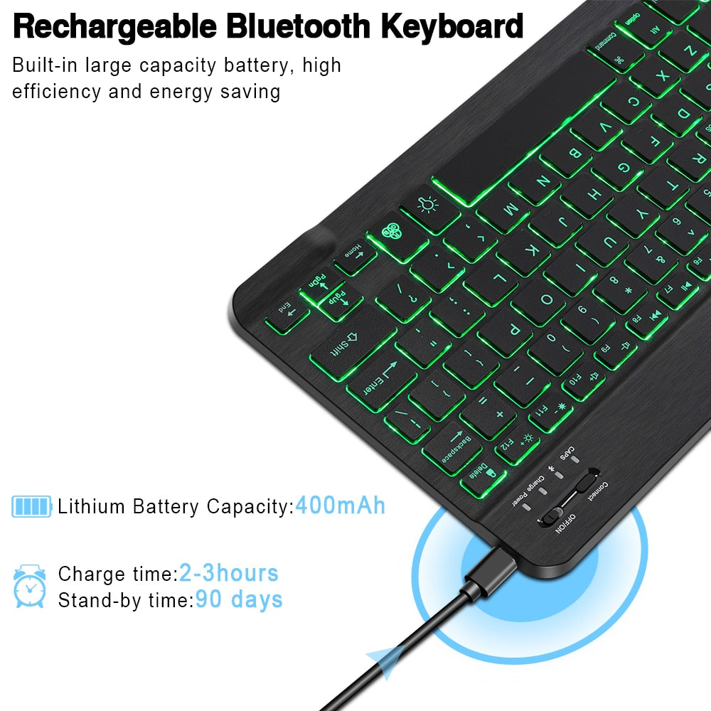Skanto | Eclipse Bærbar Bluetooth Tastatur Mus Sett