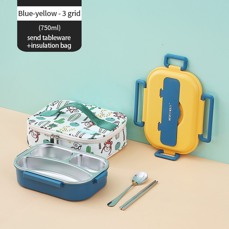 Rustfritt Stål Multi Rom Kids Matboks | Skanto