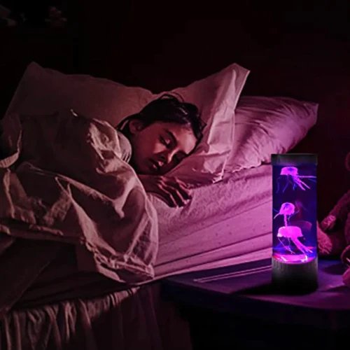 Skanto | LED-Glassmanet-Akvarium-Bord-Nattlampe