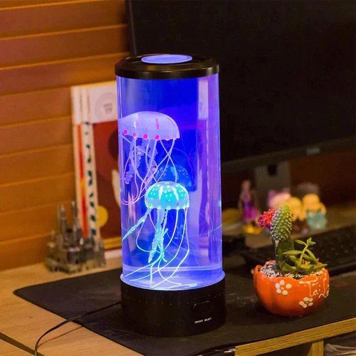 Skanto | LED-Glassmanet-Akvarium-Bord-Nattlampe