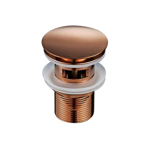 Bagnolux Rose Gold Sink Drain Valve Skanto