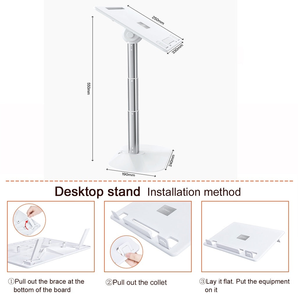 Skanto | Justerbar Høyde Ergonomisk Laptop Stativ