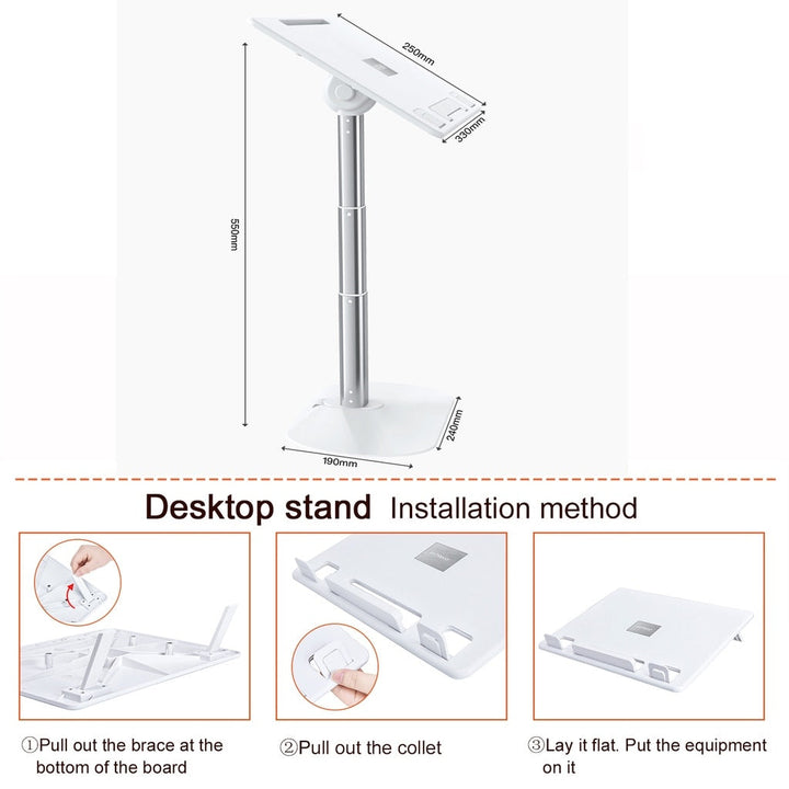 AdjustaSkantoe Høyde Ergonomisk Laptopstativ | Skanto
