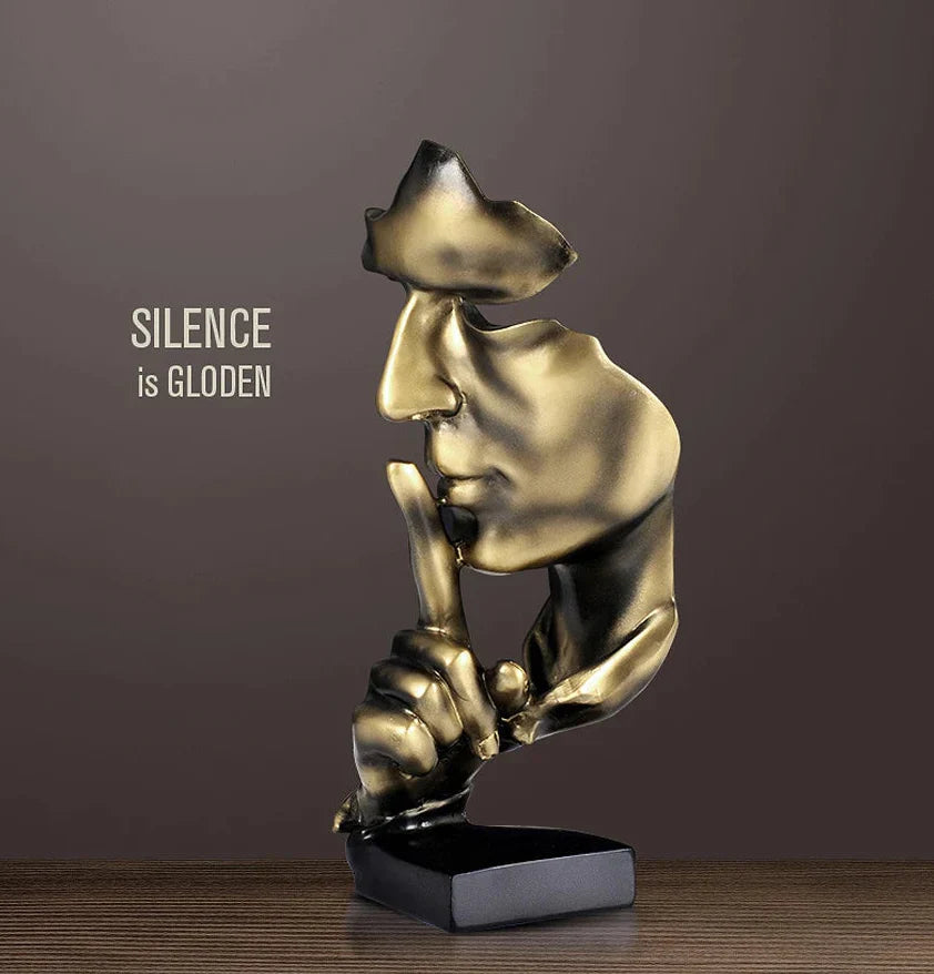 Silent Thinker Abstract Face Home Decor | Skanto