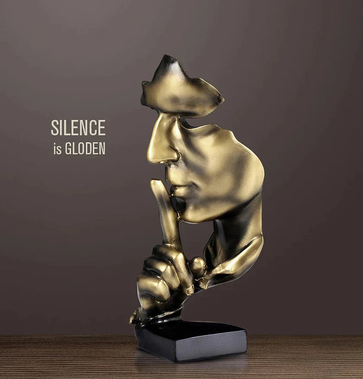 Silent Thinker Abstract Face Home Decor | Skanto