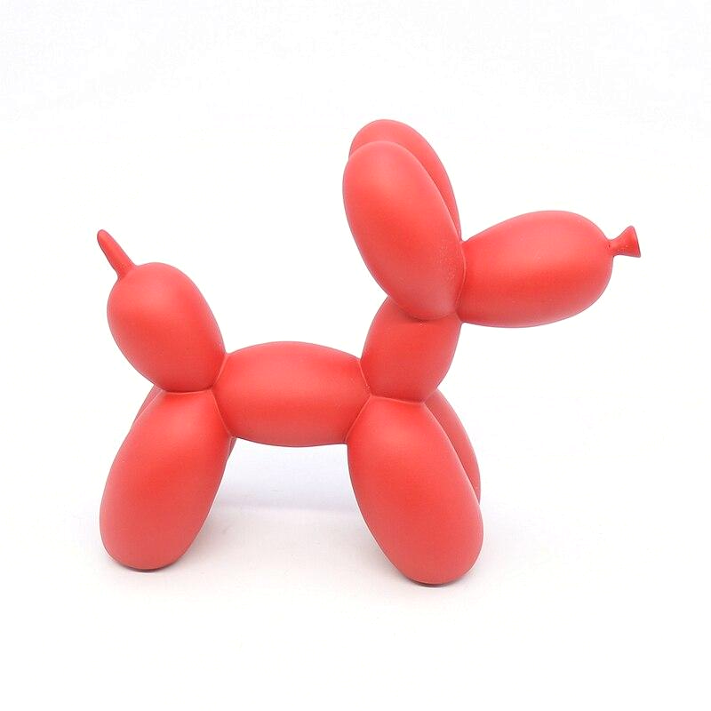 Skanto | BalloonDog Livlig Hundeskulptur | Pop-Art Dekorasjon | Moderne Hjemmetekstur | Håndlaget Statue