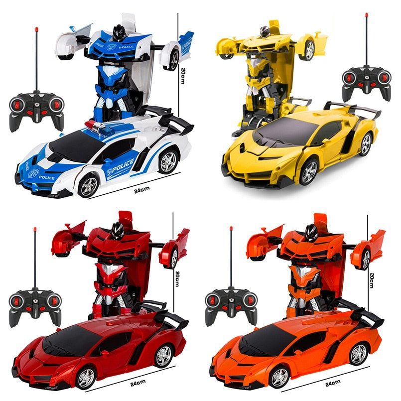 Skanto | 2i1 Robo Racer Transformerende RC Bil Leketøy