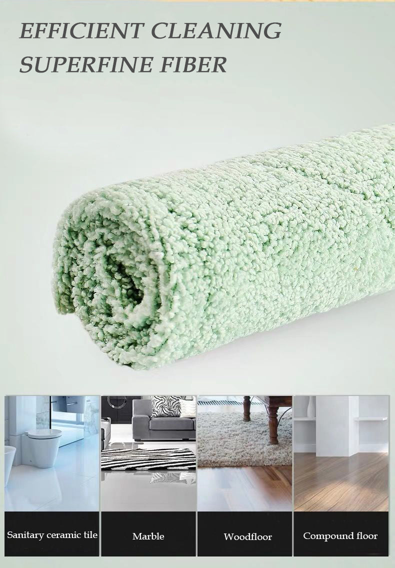 360 Grad Teleskopisk Stor Flat Mop | Skanto