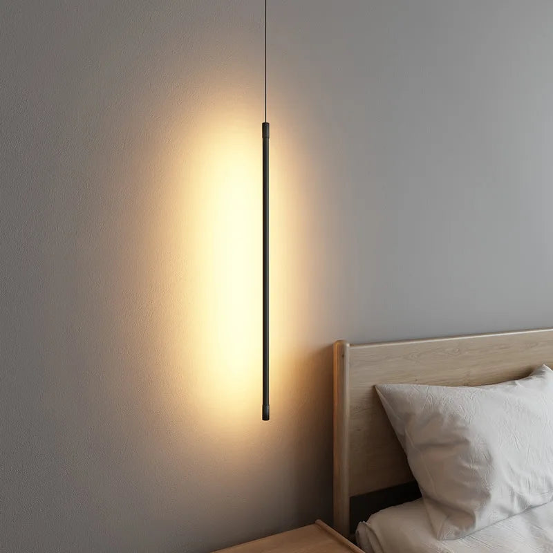 Skanto | Nordisk LED Pendellampe: Minimalistisk design med kreative linjer, perfekt for soverommet, spiseområde
