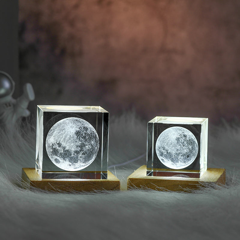 3D Krystall Torg Moon Nattlys | Skanto