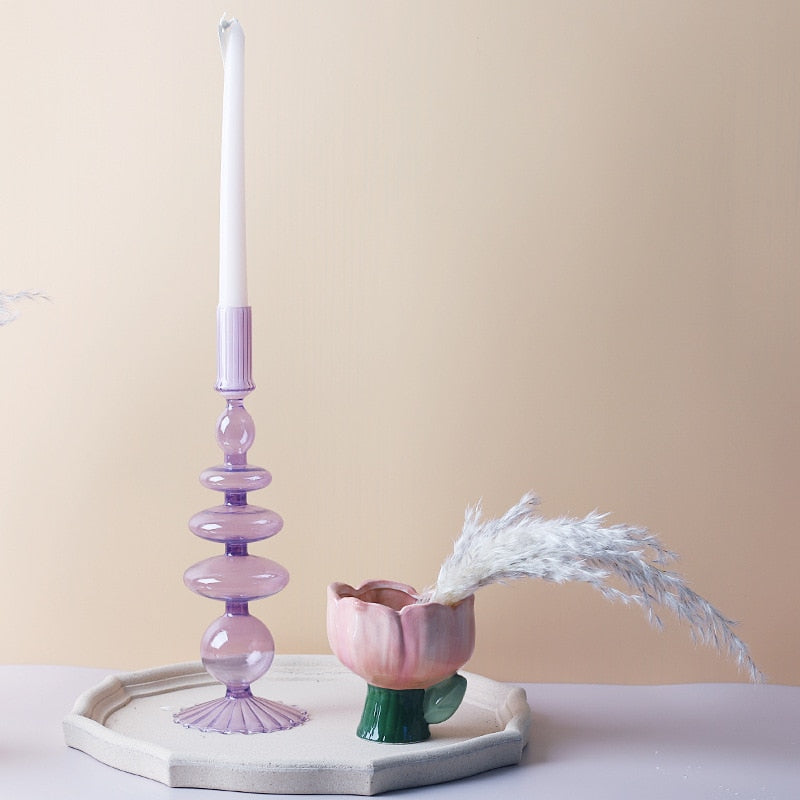 Skanto | Lilla Lysestake laget av Glass