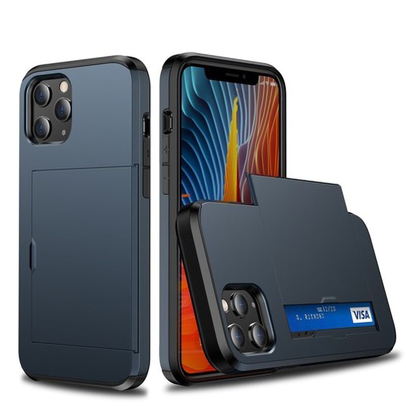 Skanto | Business Armor Slide Wallet iPhone Case