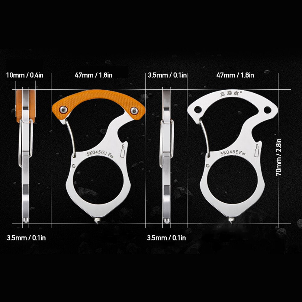 Skanto | Ultimate Adventure Multi-Tool Ring Keychain