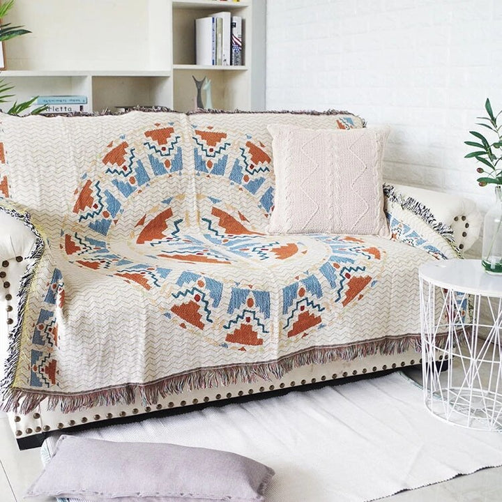 Vintage Kürbis Sofa trekk Skantoanket | Skanto