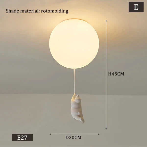 Hengende Bjørn Ballonger Lampe | Skanto