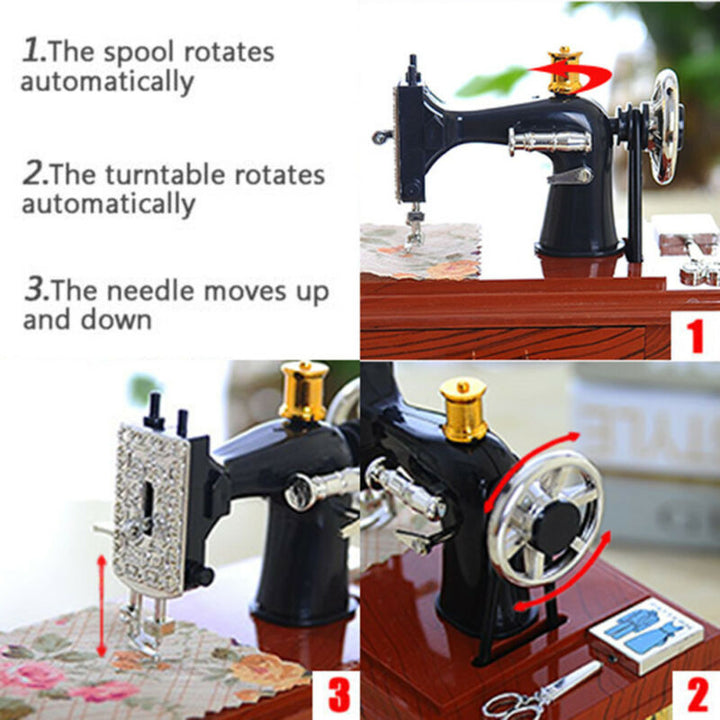 Mini Craft Retro Symaskin Dekor | Skanto
